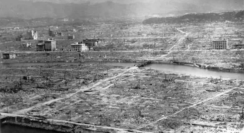 Hiroshima po wybuchu