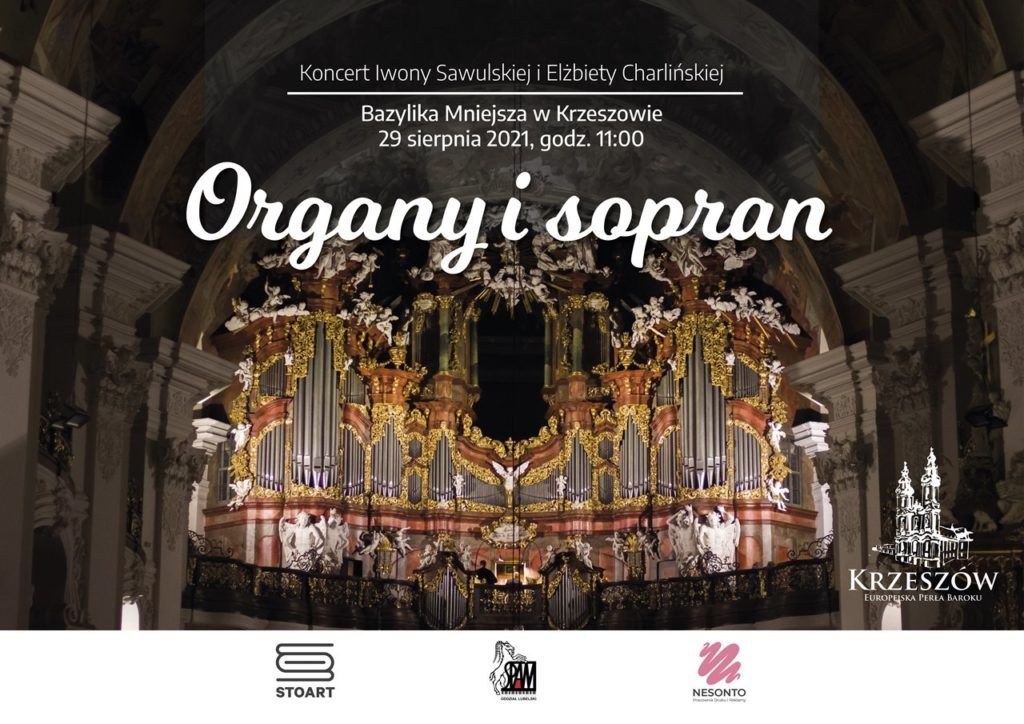 Organy i sopran - plakat