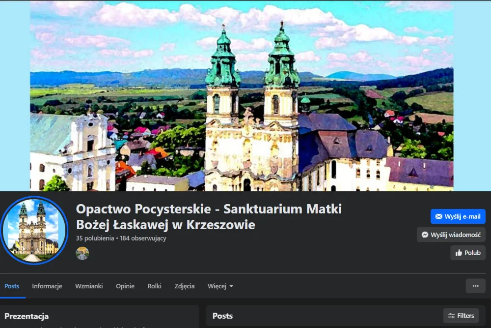 Strona na Facebooku